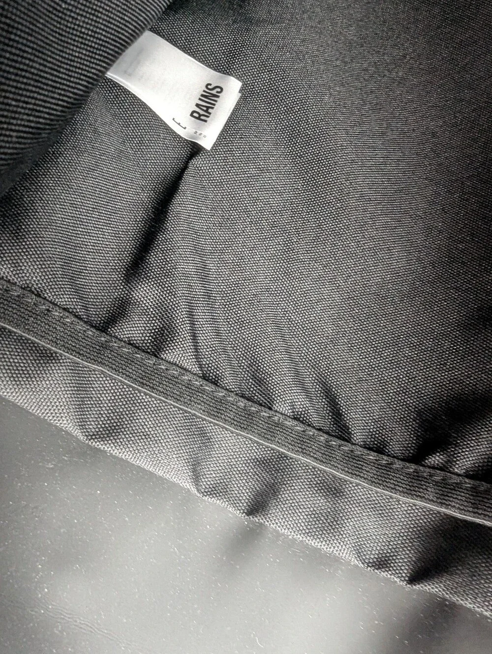 Rains Black Minimal Backpack New Without Tags